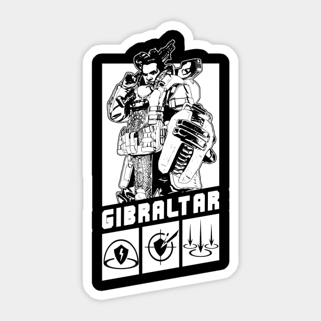 Gibraltar Sticker by Peolink